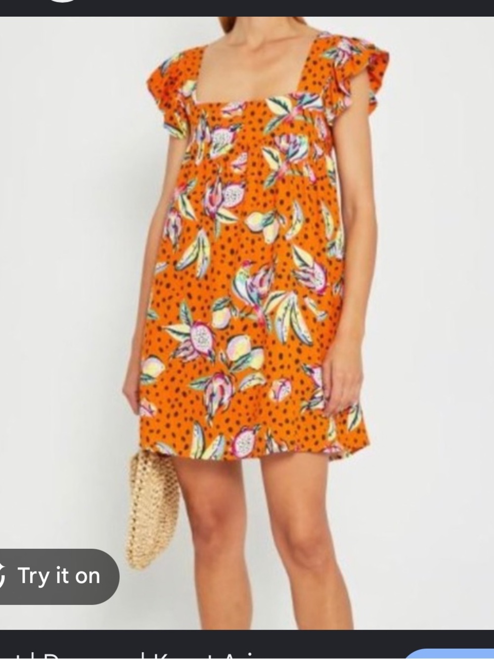 Kourt Tropical Print Dress